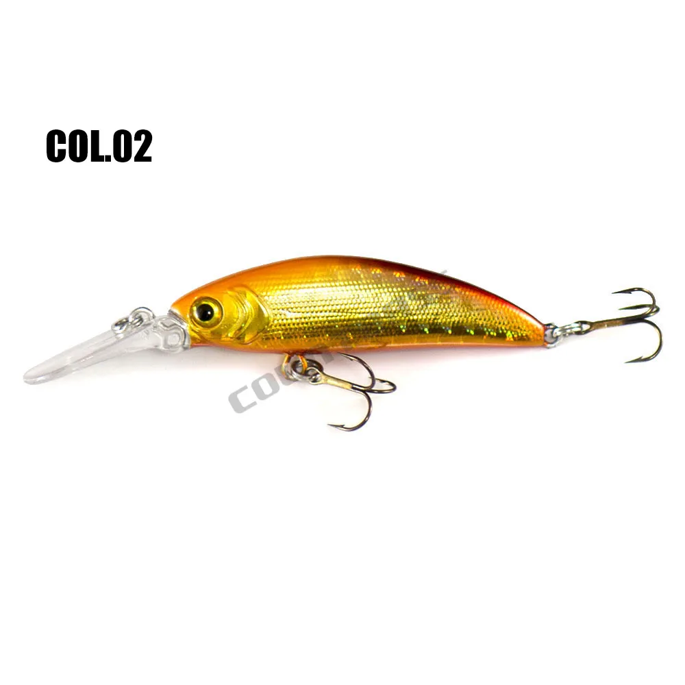 Countbass Afundando Minnow 50 mm 2" 5,4 g 3/16 oz. Con anzuelos VMC, buceo 1m-1,5m 3'-5', señuelo de pesca para pescador, cebos duros Wobblers - imagen 5