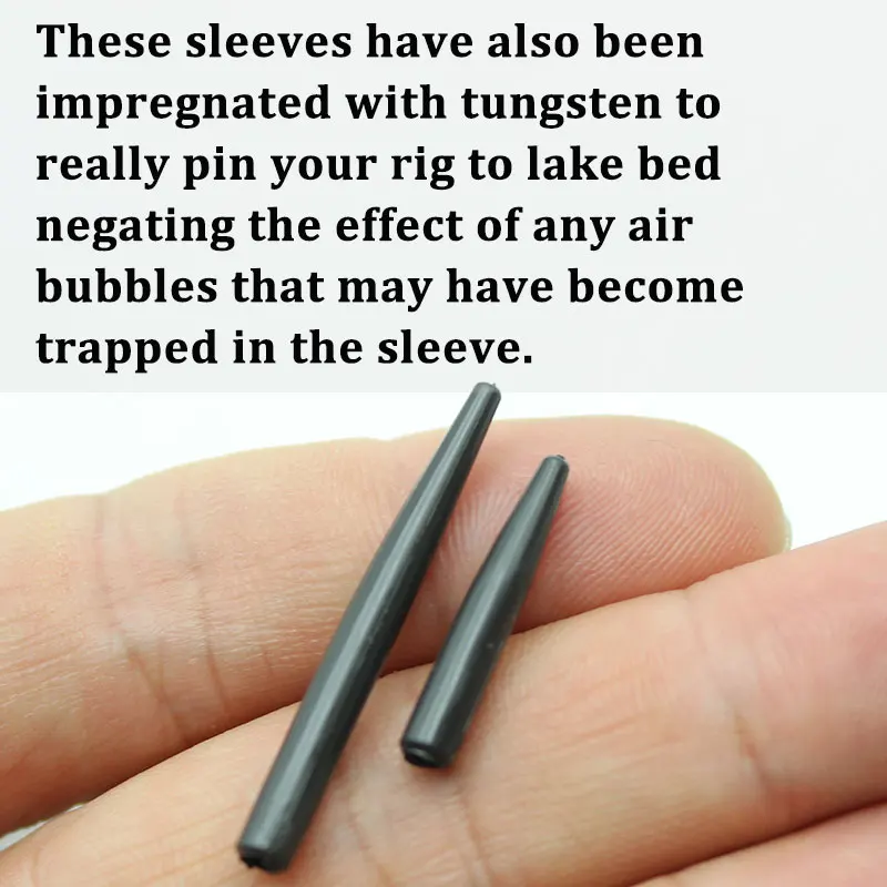 Accesorios de pesca de carpa, mangas antienredos, funda de gancho para aparejo de pelo, aparejos de pesca gruesos, 8 Uds. - imagen 3