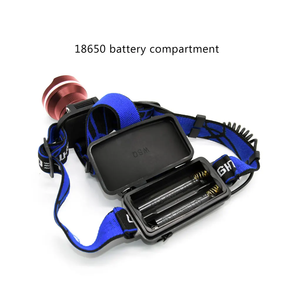 Linterna frontal LED de RJ-2190 1000LM con Zoom de 4 modos, potente linterna recargable 18650 resistente al agua para cabeza, linterna para acampar y cazar - imagen 5