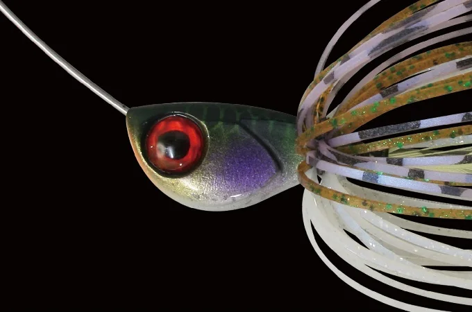 Señuelo japonés Jackall con lentejuelas compuestas DERASPIN, microcuerpo compacto de una sola hoja, perca del ejército de 3,5 G - imagen 5