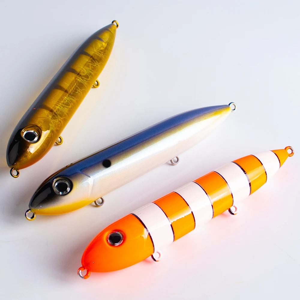 CCLTBA-cebo Topwater de alta calidad para peces grandes, Señuelos de Pesca de 13cm y 29g, cebo duro flotante para caminar a los perros, aparejos de señuelo - imagen 5