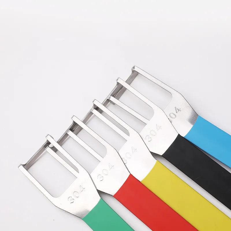 Herramientas de extracción de anzuelos de rana trueno con anillo colgante antipérdida, agarre cómodo, herramienta de desenganche de acero inoxidable antideslizante, tachuela de pesca - imagen 5