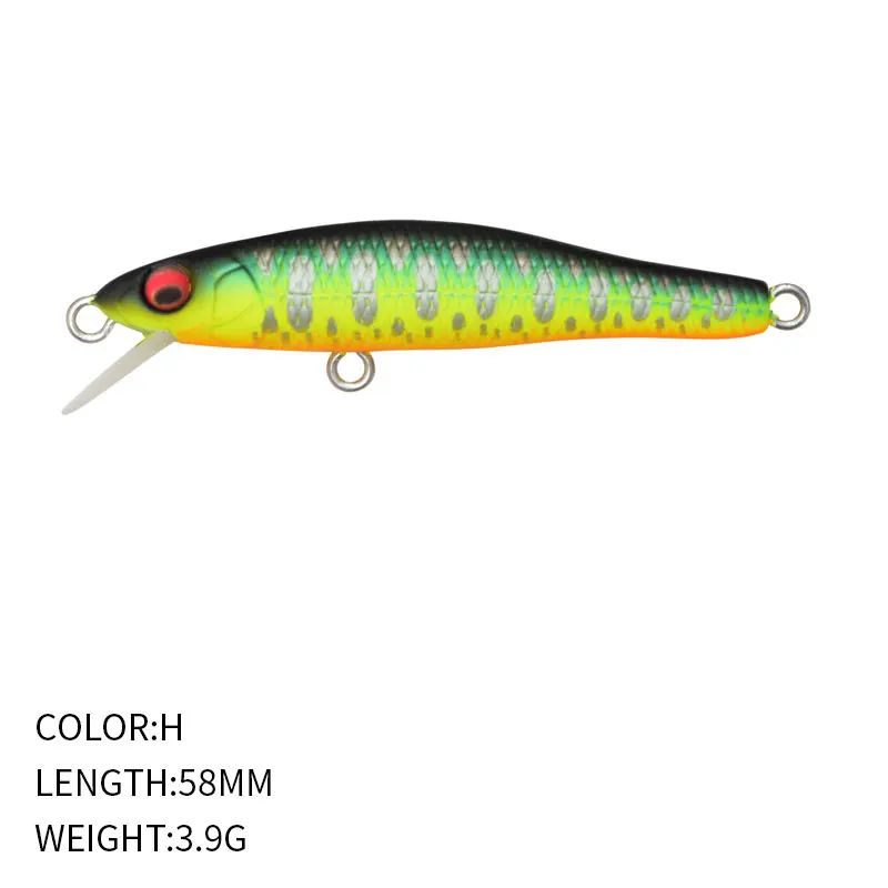 1Pcs Sinking Minnow Wobbler 7.5mm 3.9g Fishing Bait Hard Bait Pesca Artificial Pike Seabass Carp Fishing Lure Minnow - imagen 3