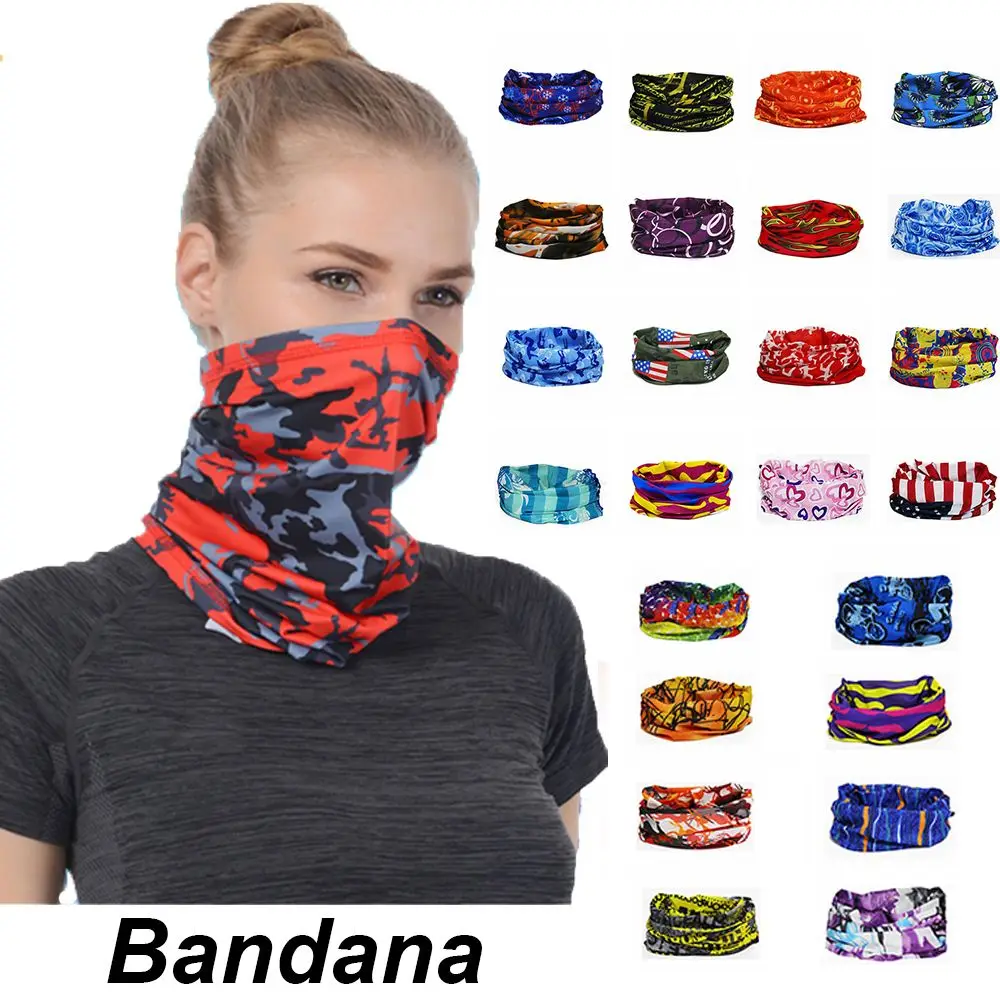 Gorro protector con cuello de sombrilla para hombre y mujer, bufanda de tubo mágico, turbante para cara, cuello, babero, tocado, polaina, Bandana de tubo - imagen 3