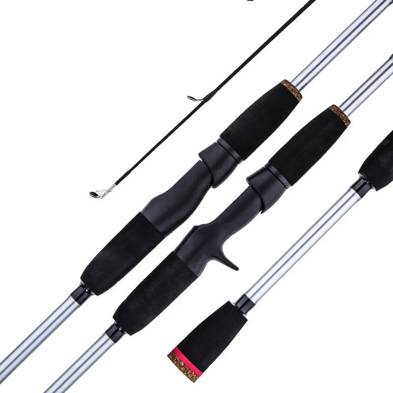 Jigging-caña de pescar giratoria, señuelo de pesca, perca de fundición para barco, pesca de viaje, 2 uds. ML, 1,65/1,8 m - imagen 3