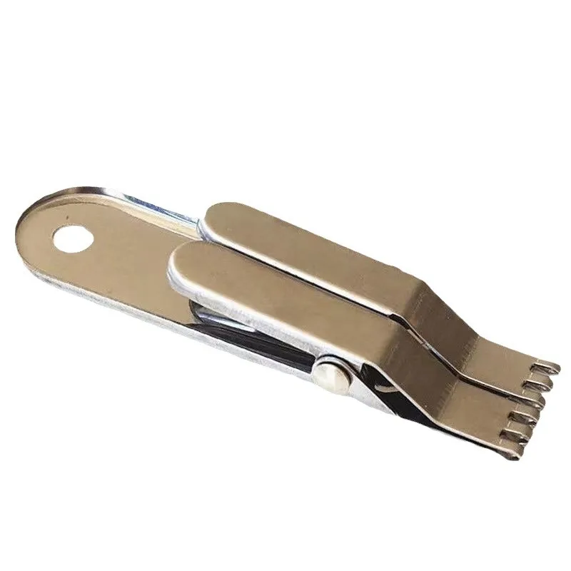 Cebo de gusano de tierra de acero inoxidable, gancho de Clip de gusano de tierra, cebo rápido, Bug vivo, suministros de pesca, accesorios de herramientas de equipo, 1PC - imagen 2