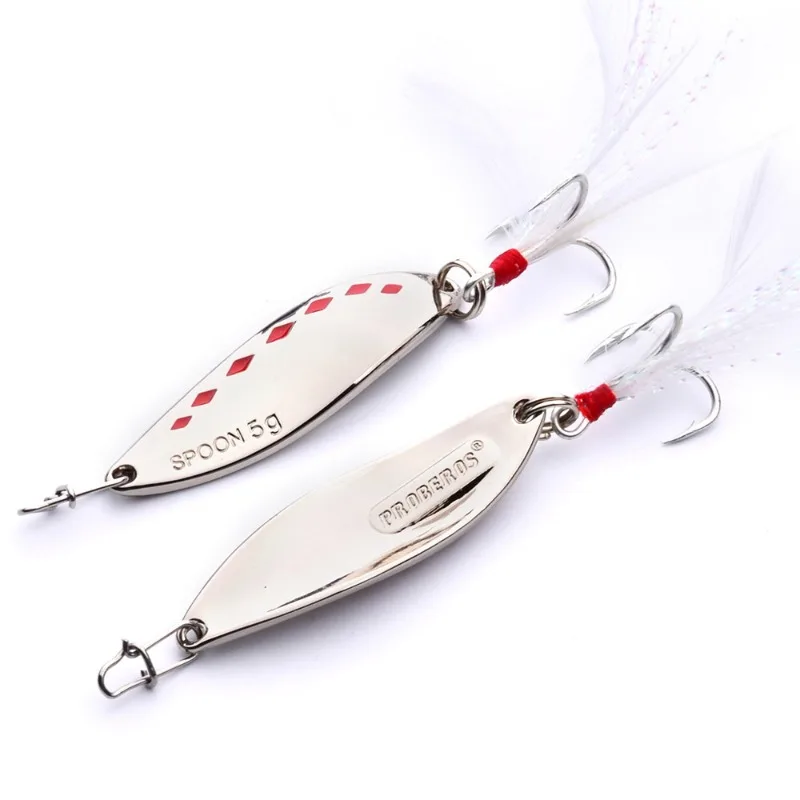 Cebos de vibración de hundimiento de hoja Vib de Metal, Vibe Artificial para aparejos de pesca de perca de Lucio, colores dorados y plateados, 40mm, 5g - imagen 3