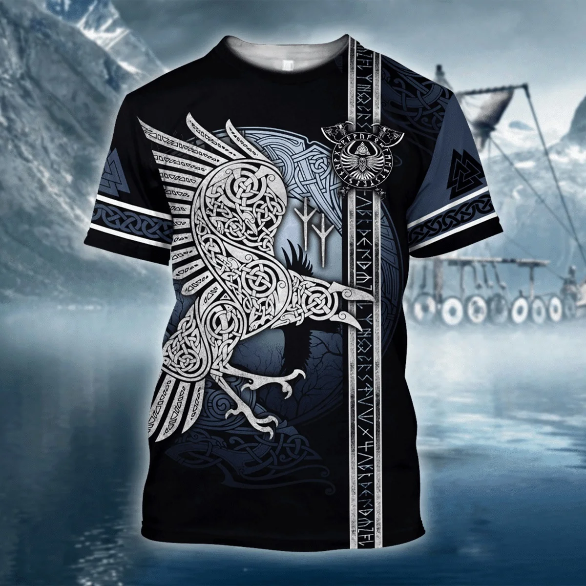 Camiseta con estampado 3D de calavera de dragón púrpura para hombre, camisa de manga corta informal Unisex, moda de verano, TX305 - imagen 5