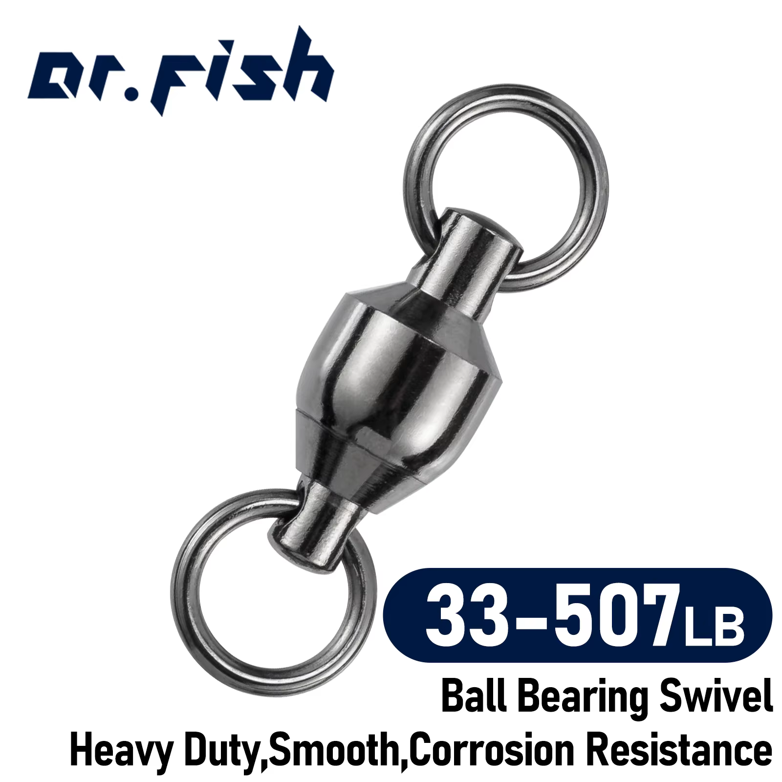 Dr.Fish Conectores Giratorios - Acero Inoxidable con Rodamientos