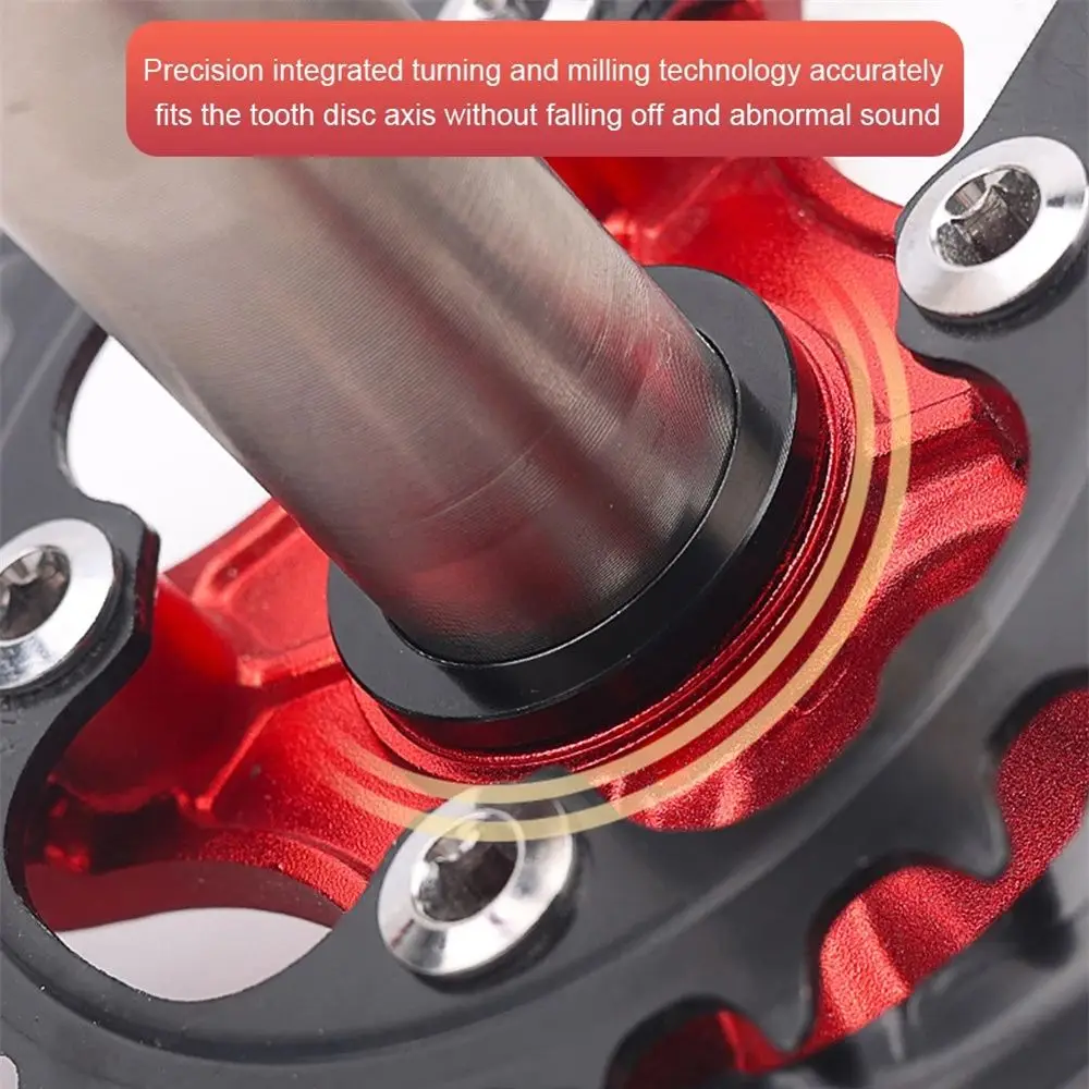 Arandelas huecas para bielas de bicicleta, cubierta de manivela de aleación de aluminio, Kit de ajustador de espaciadores de rueda de cadena - imagen 5