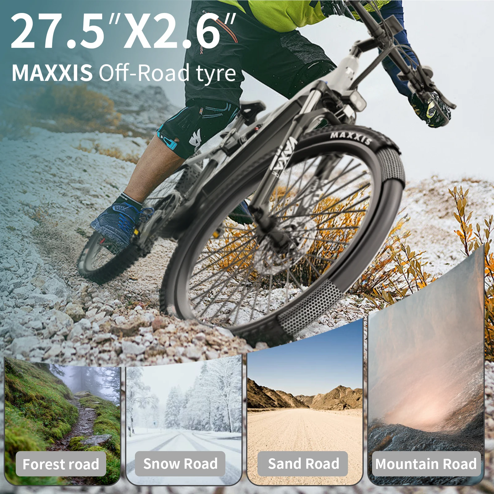DUOTTS E29 bicicleta eléctrica todoterreno con batería 48V - imagen 4