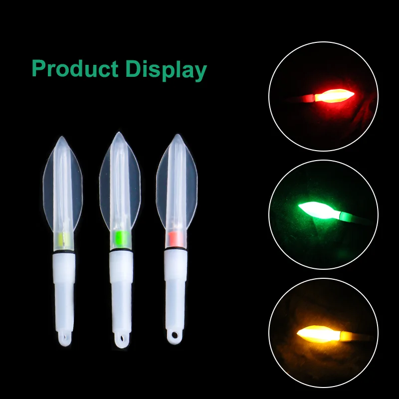 5 uds luces LED de pesca nocturna, luces subacuáticas para atracción de peces, luces de posicionamiento luminosas subacuáticas (sin batería)