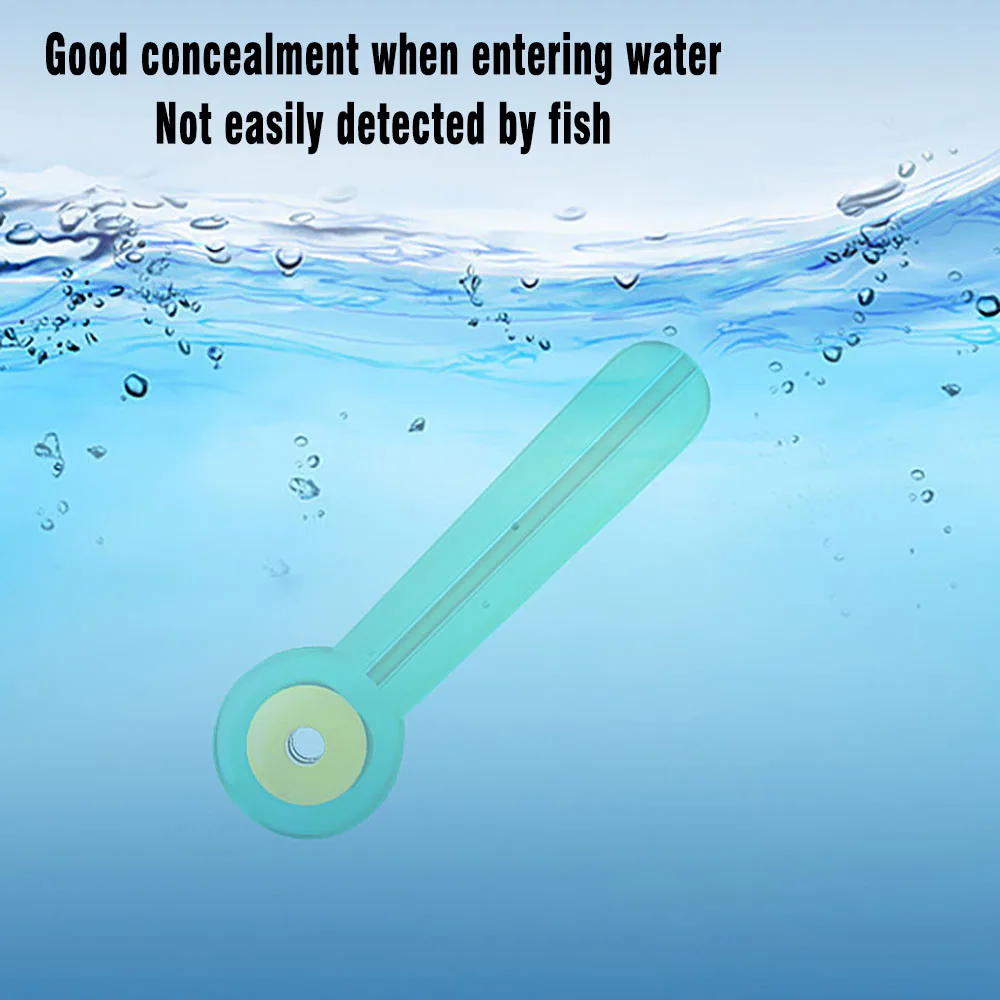 50 Uds. Asiento flotante de doble núcleo azul y verde de alta permeabilidad asiento flotante competitivo de silicona accesorios antideslizantes para pesca en carretera - imagen 5