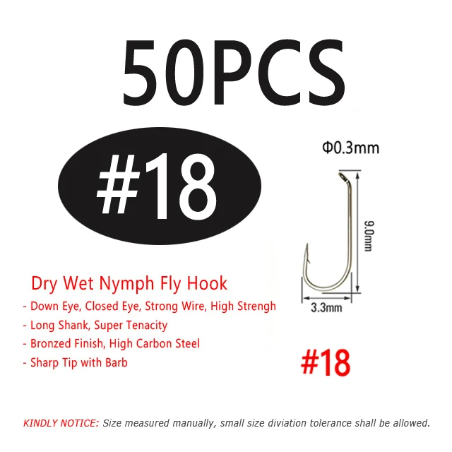 50PCS Size 18