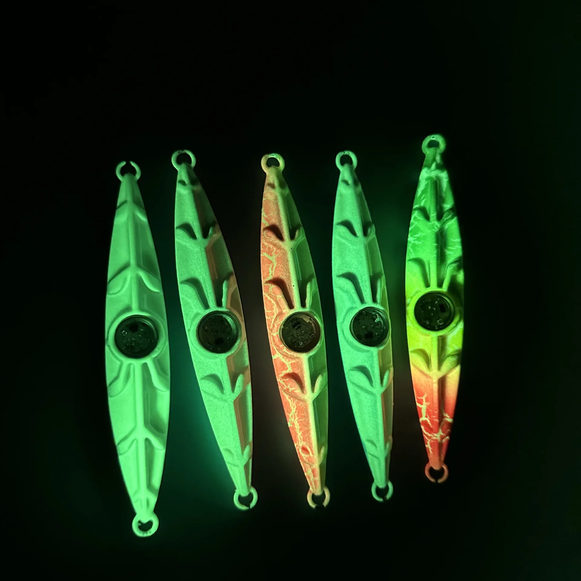 TEASER-señuelo de pesca Artificial JIG111, linterna de cuchara de Metal duro de hundimiento lento, 120g, 150g, 200g, 250g - imagen 5