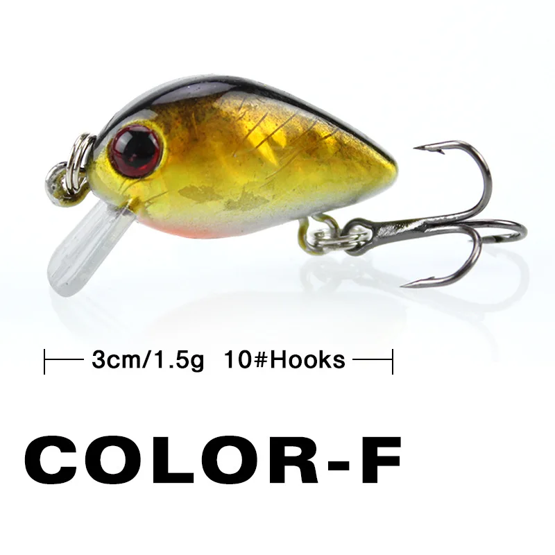 Señuelo Swimbait Mini Pez 3cm para Spinning y Jigging - imagen 3