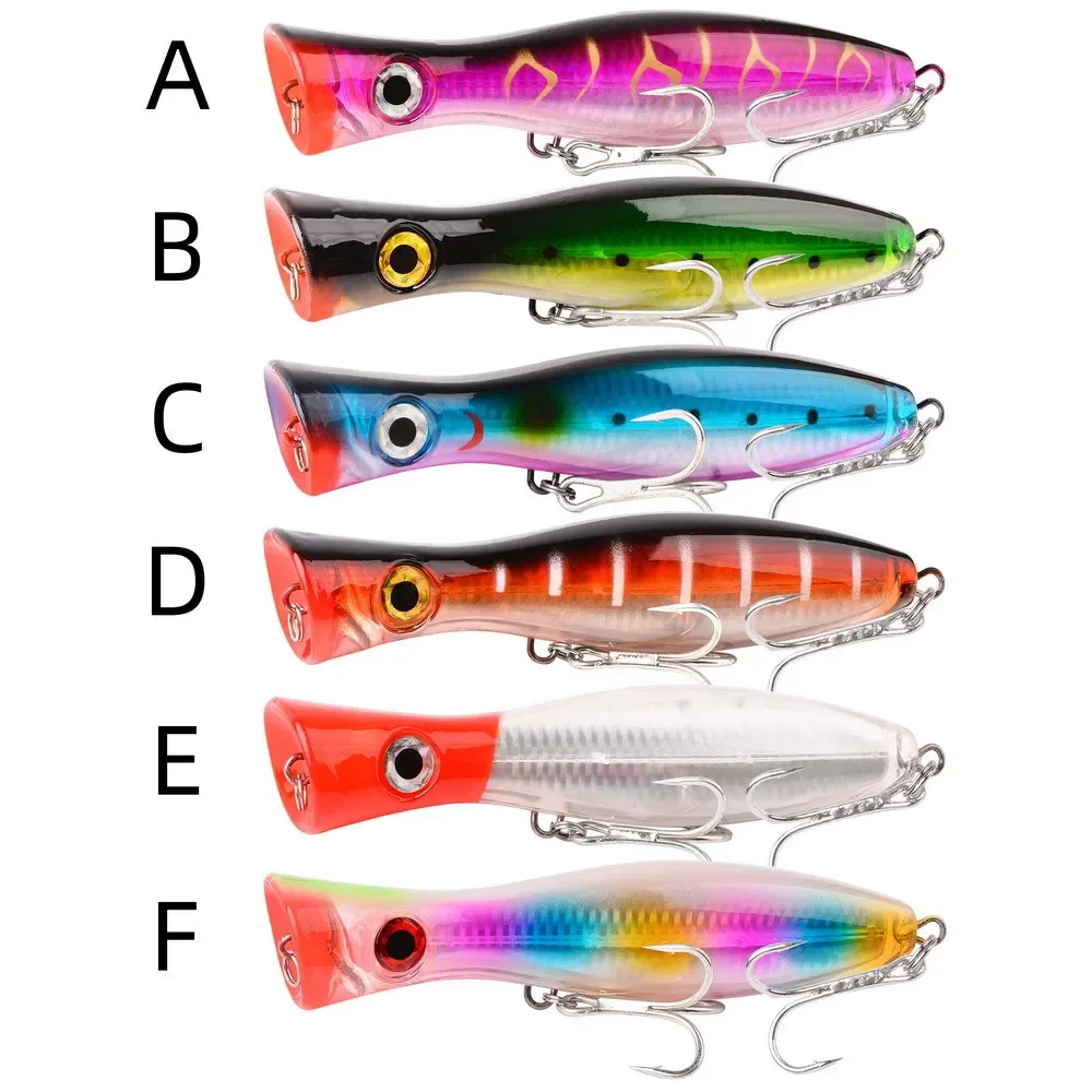 KNCONAN 165mm 83g Señuelos de Pesca Popper grande Twitch Wobbler cebos duros artificiales superficie de curricán de agua salada Swimbait de agua superior - imagen 3