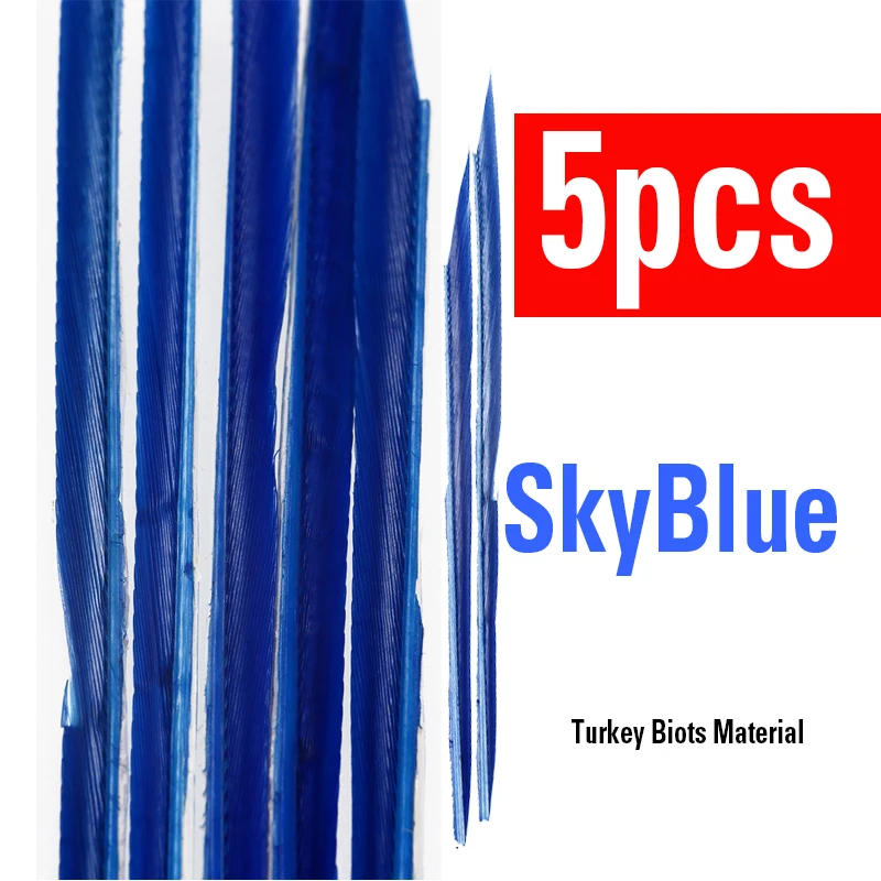 5pcs Sky Blue