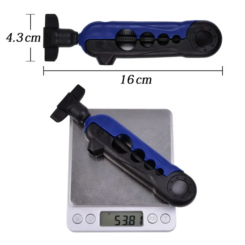 Carrete de bobina de caña de pescar, bobina Universal portátil, ajustable, de varios tamaños, Mini - imagen 3