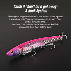 Señuelo VIB JIGGING PRO para pesca en agua salada - pez rey, atún