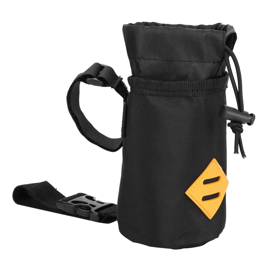 Portabotellas bicicleta manillar – Bolsa liberación rápida con correas - imagen 3