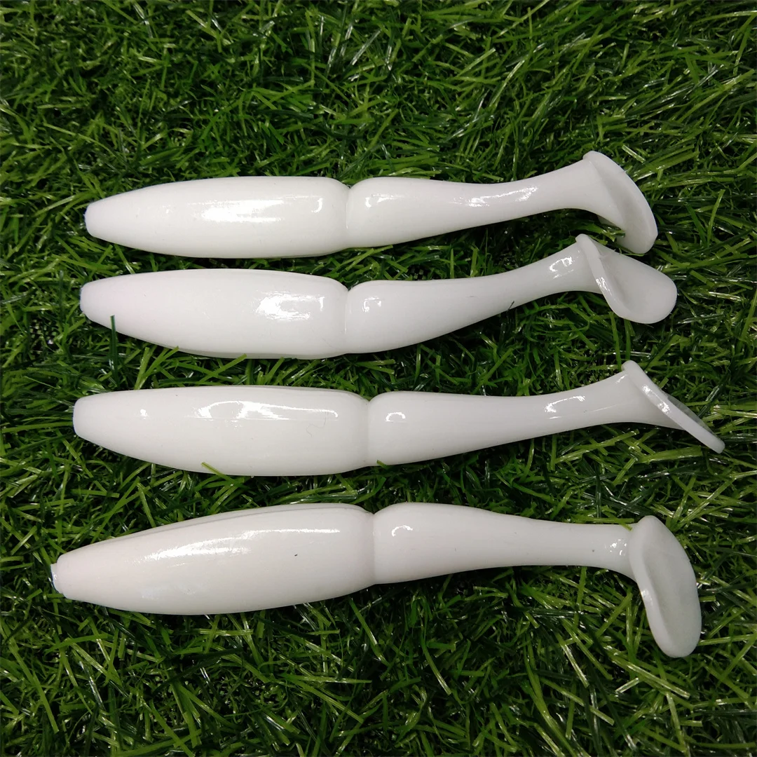 Swolfy 4 Uds 11cm 11g Minnow Señuelos de Pesca cebos blandos de pesca Artificial de silicona Swim Wobblers de plástico señuelo suave Leurre Souple - imagen 4