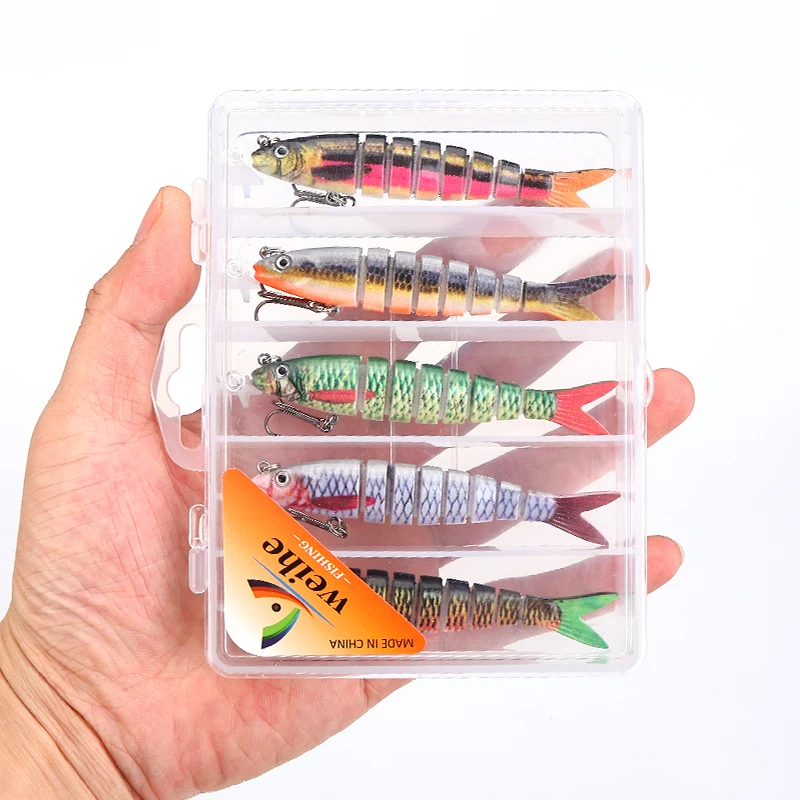 WEIHE Señuelo duro multisección 10cm – Cebo artificial para spinning - imagen 2