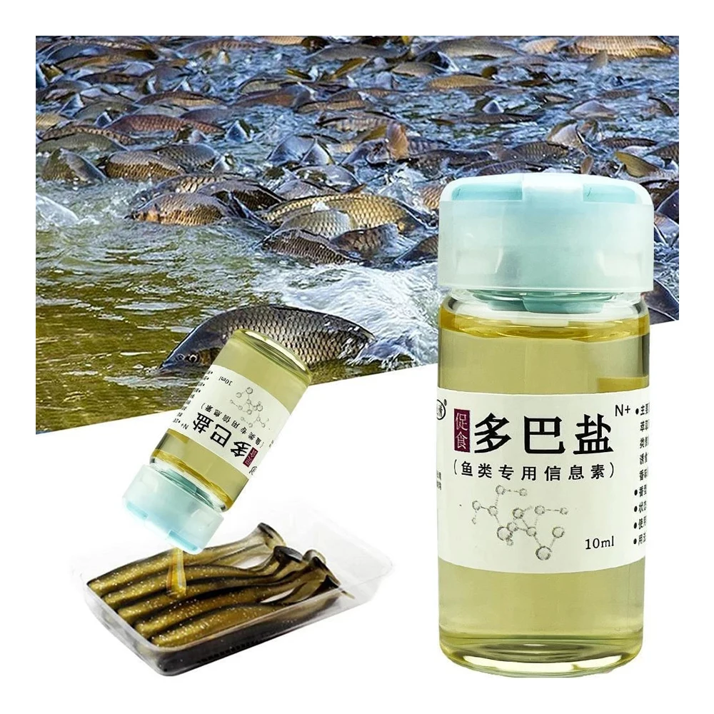 Sal Dopa de 10ml, pescado fuerte, camarones, atrayente, aroma de pesca, Spinner, aroma a aceite, olor a queso para todo tipo de señuelos y cebos - imagen 2