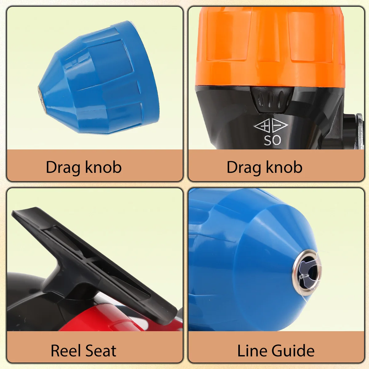 Carrete de pesca de alta calidad, arco, tirachinas, carrete giratorio, arpón de tiro cerrado, carrete de dardos, herramientas de caza para peces - imagen 4