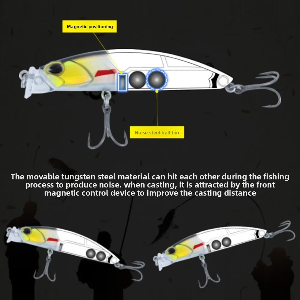 Señuelos de pesca Minnow Wobblers para lubina, perca, Lucio, trucha, señuelo y cebo duro, Jerkbait para aparejos de pesca de perca, cebo Duo Terrif Dc7 - imagen 4