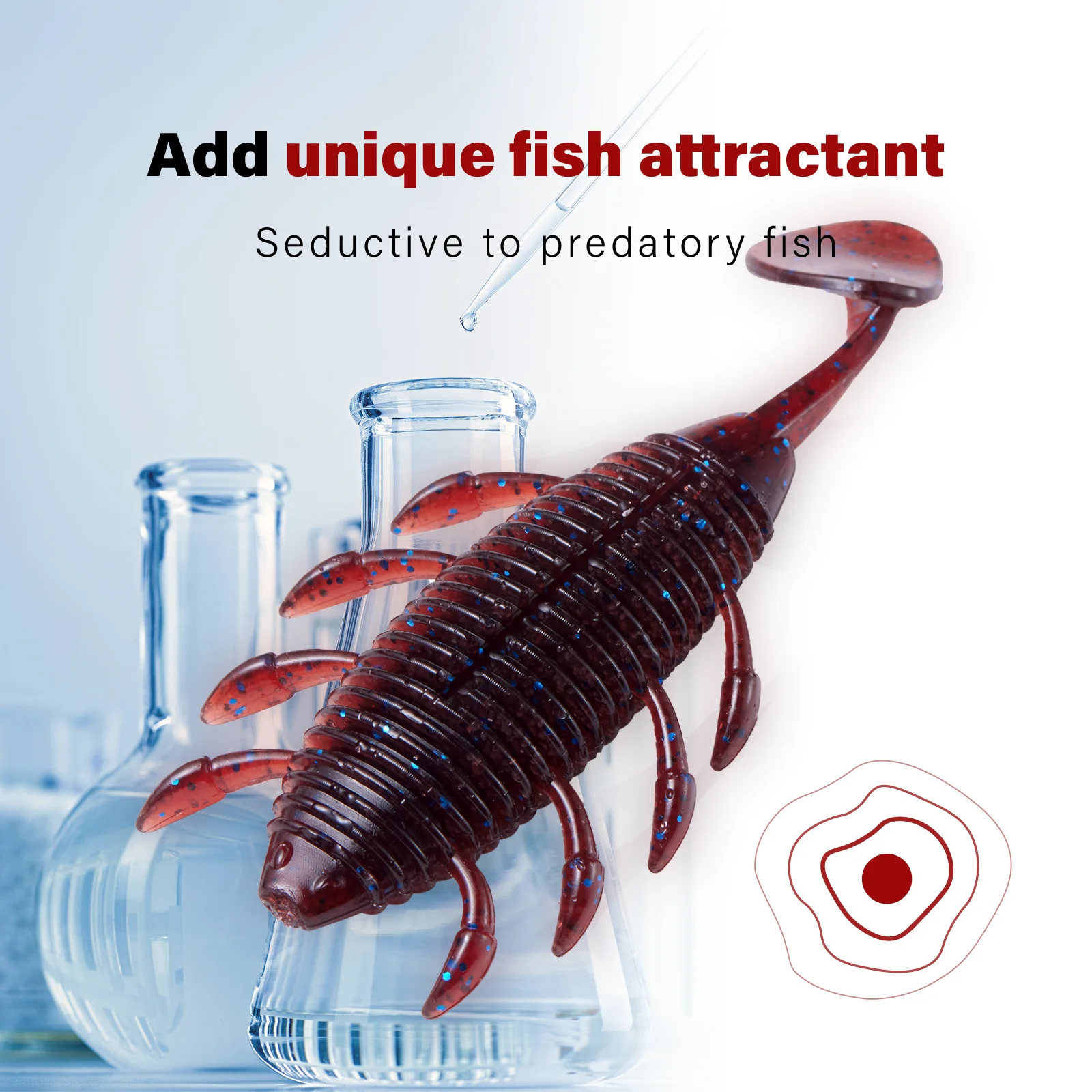 SOLOKING-Kit de Señuelos de Pesca, lote de 6 unidades, señuelos blandos de 8,3g y 83mm, cebo de pesca de lubina, Swimbait - imagen 5