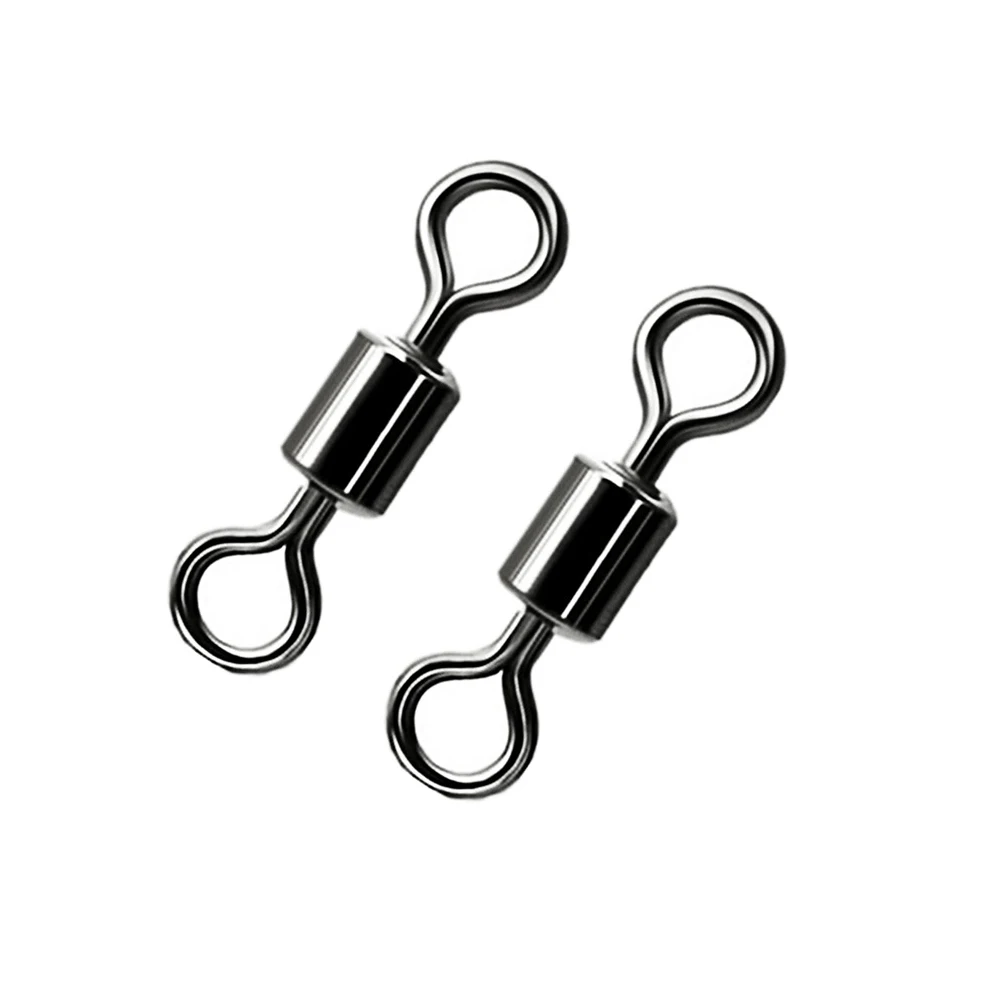 2000 Uds. Productos de Pesca, rodamiento giratorio, conector giratorio, enlace de señuelo, accesorios de aparejos de Pesca de acero al carbono, herramienta para Pesca - imagen 2