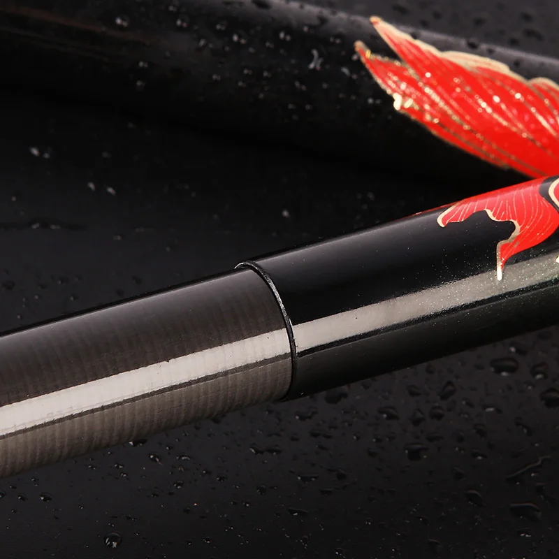 Caña de pescar telescópica de fibra de carbono, caña de pescar de agua dulce, ligera y dura - imagen 5