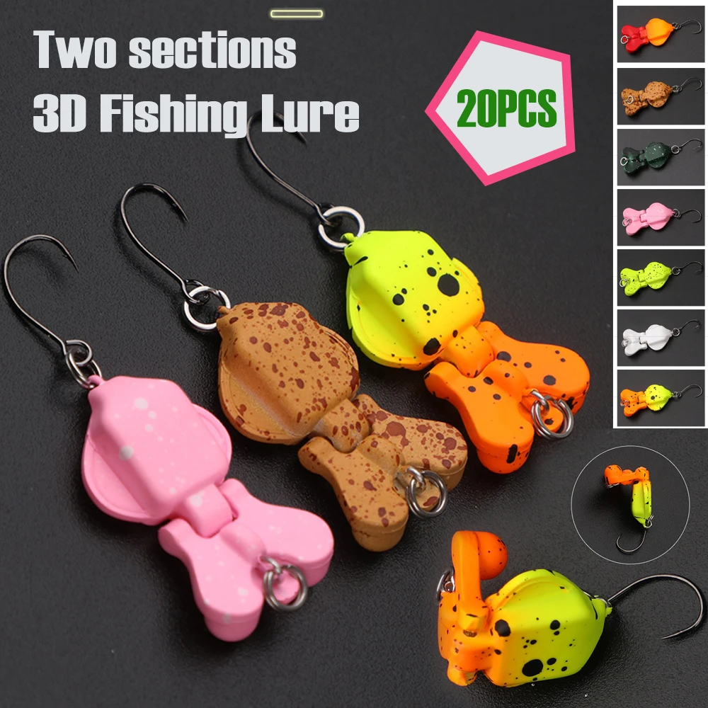 Señuelo duro calamar 3D articulado para jigging marino