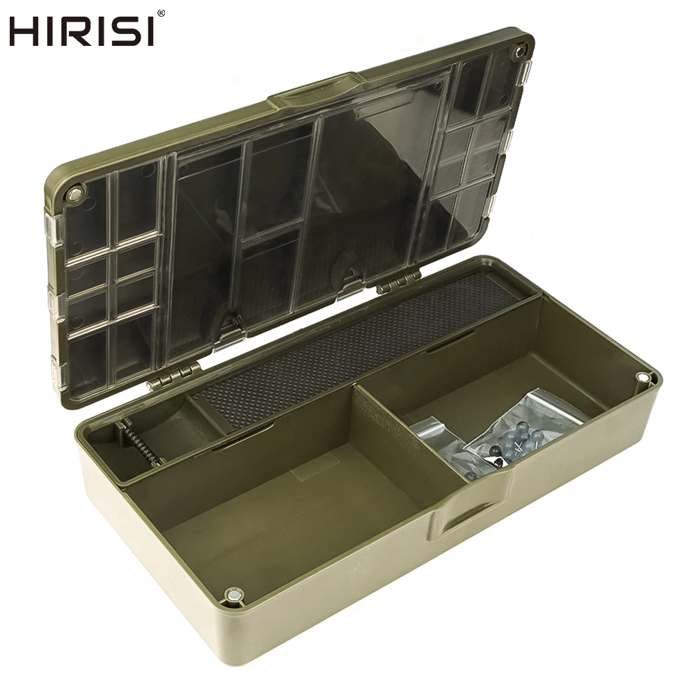 Caja organizadora Hirisi para pesca de carpa – Compartimentos magnéticos