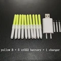 yellow and 1 usb