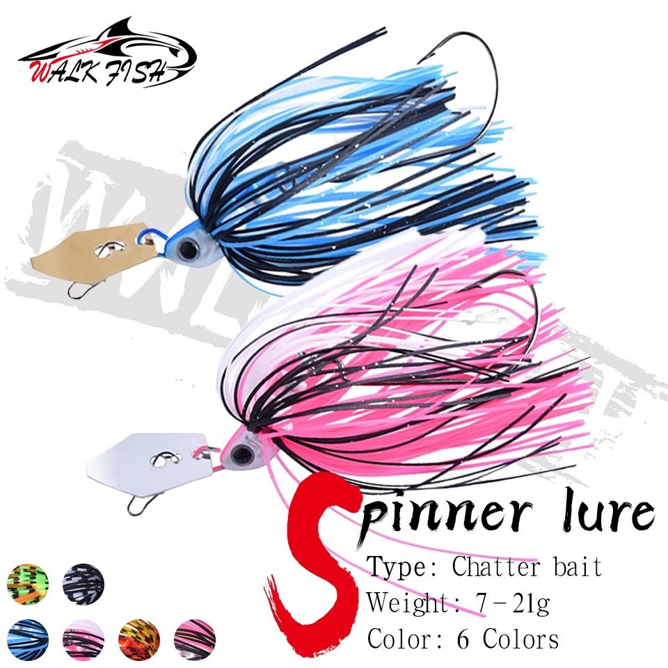 Señuelos metálicos Walk Fish – Cuchara jig para lucio en mar