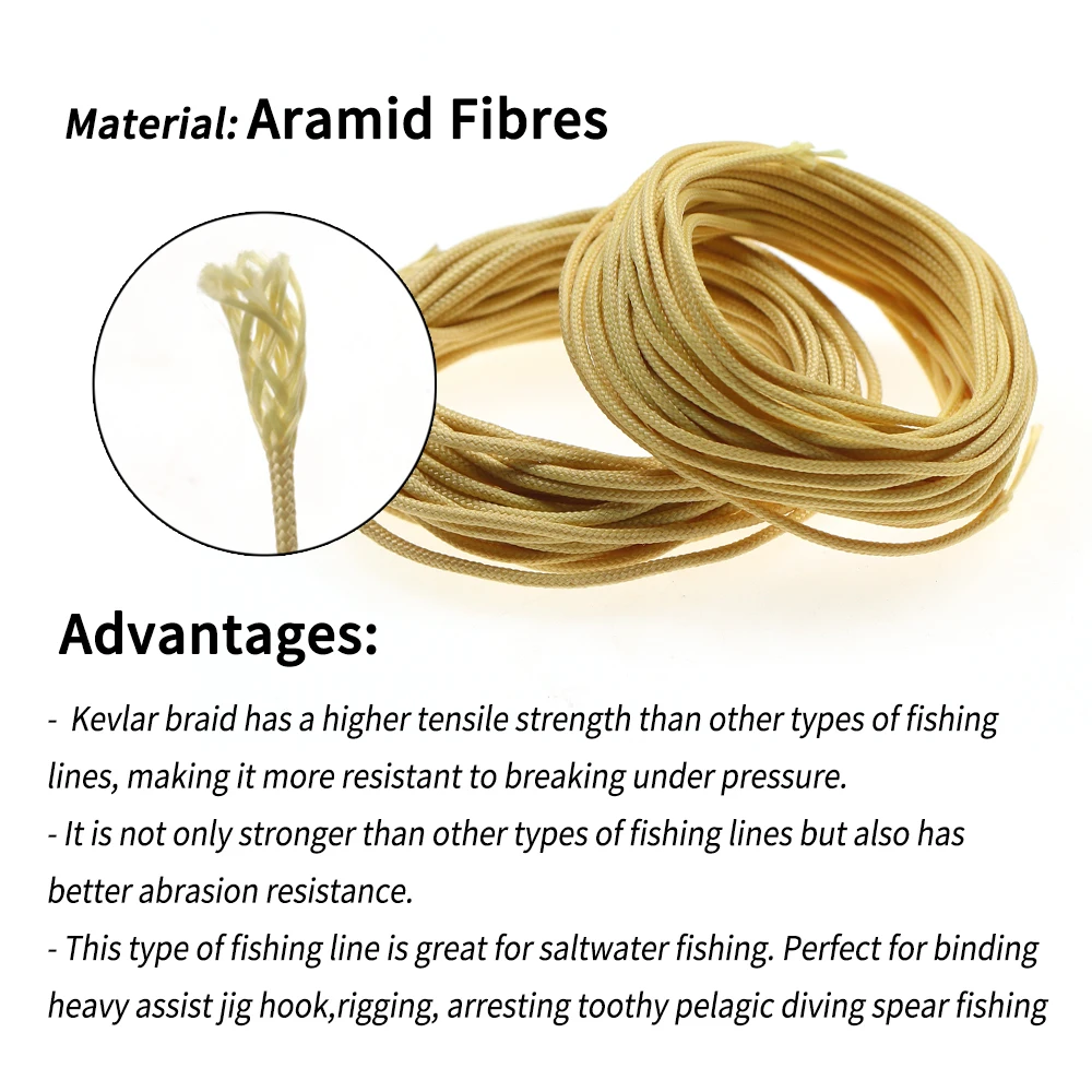Lionriver-Hilo de pesca de Kevlar trenzado de fibra de aramida, anzuelo de Jigging pesado, línea de asistencia hueca, barco de pesca en agua salada, 8/16 hebras - imagen 4