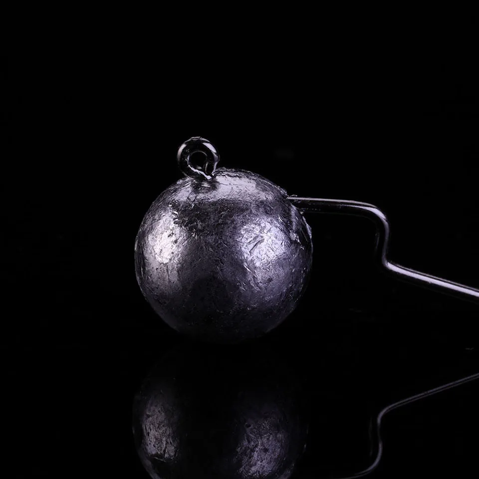 WALK FISH 5 unids/lote 3,5g-14g anzuelo de plomo afilado cabeza anzuelo pesca en el mar cabeza de plomo manivela anzuelo Jig cebo pesca anzuelo Accesorios - imagen 4