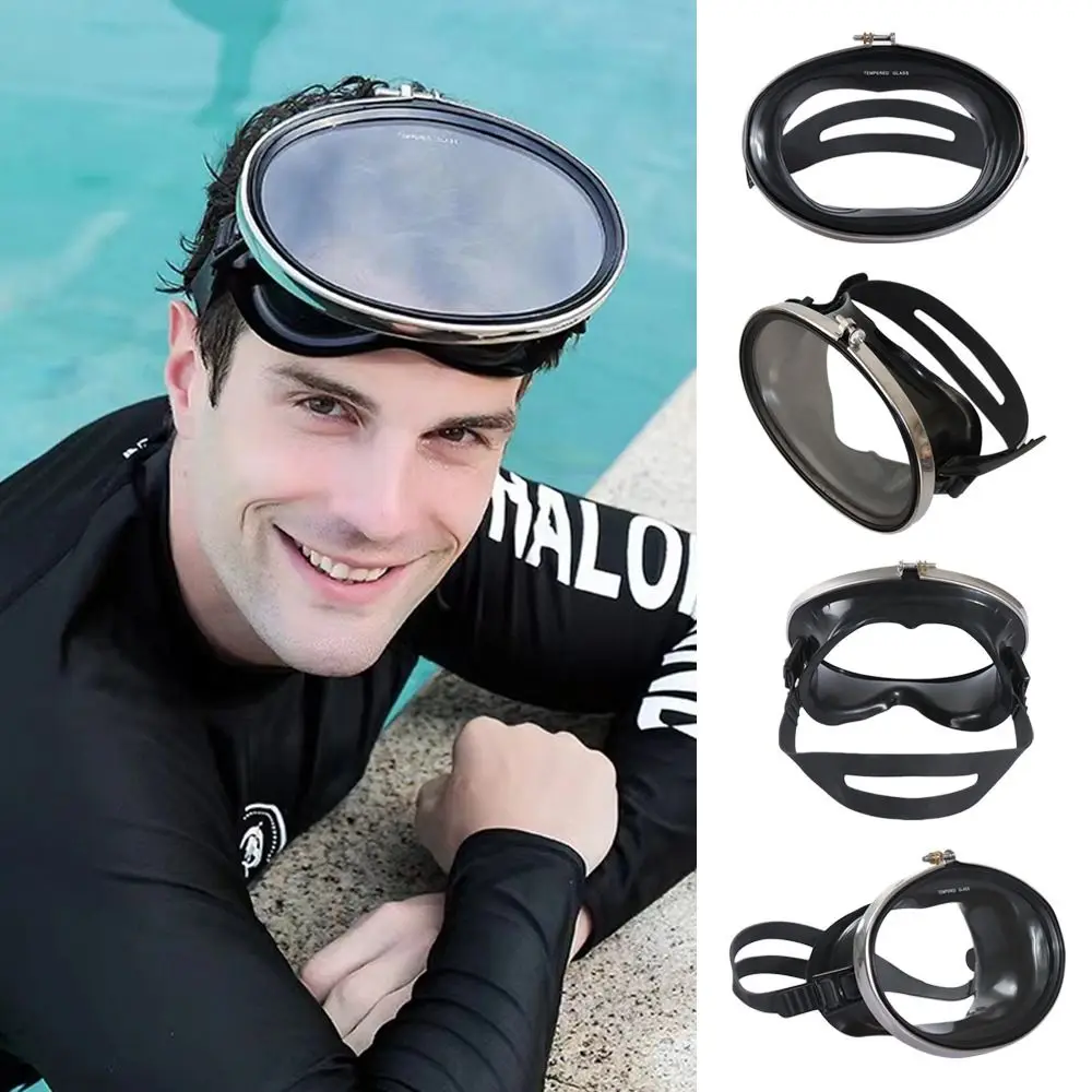 Máscara de buceo submarino – Lentes vidrio templado y vista amplia - imagen 4