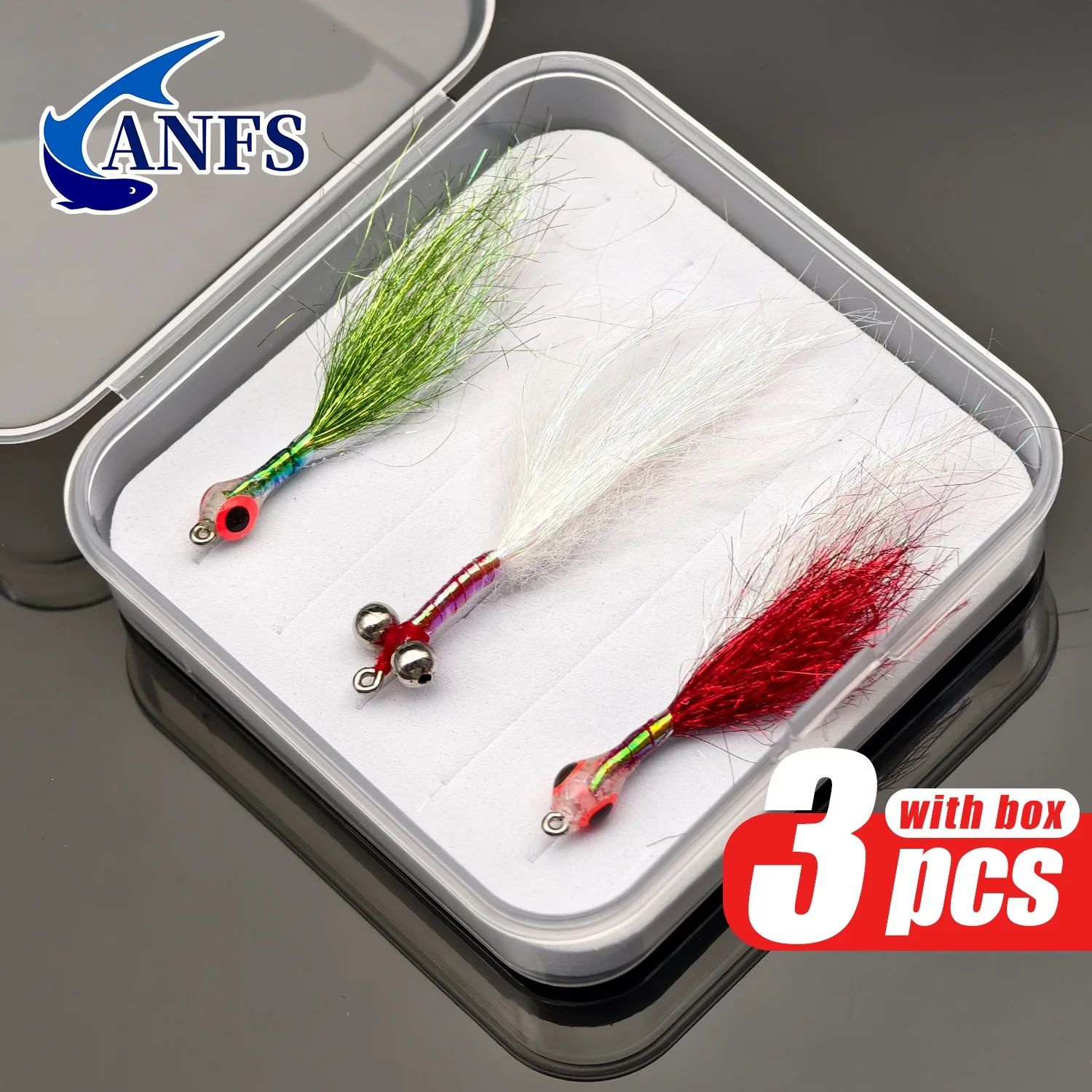 ANFS Moscas artificiales para pesca con mosca – Trucha y lucio - imagen 5