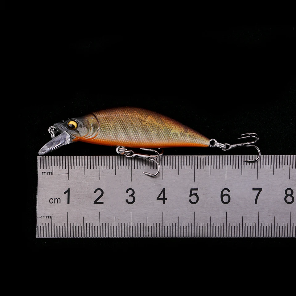 WALK FISH-señuelo de Pesca de 55mm y 5,2g, cebo duro Artificial para pececillos, trucha de agua dulce, Lucio, Japón - imagen 3