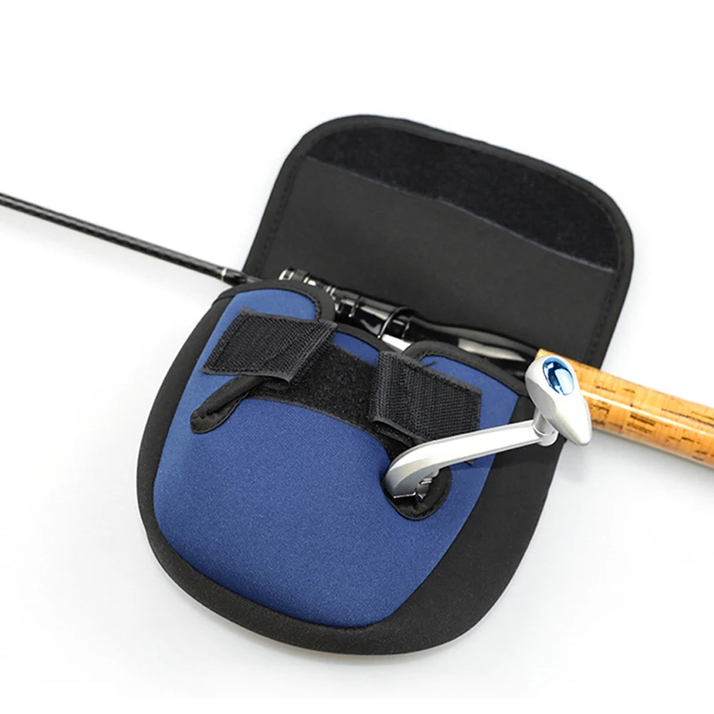 Funda protectora para carrete de pesca, bolsa protectora para carrete giratorio de arrastre, Baitcasting, 3 tamaños - imagen 4