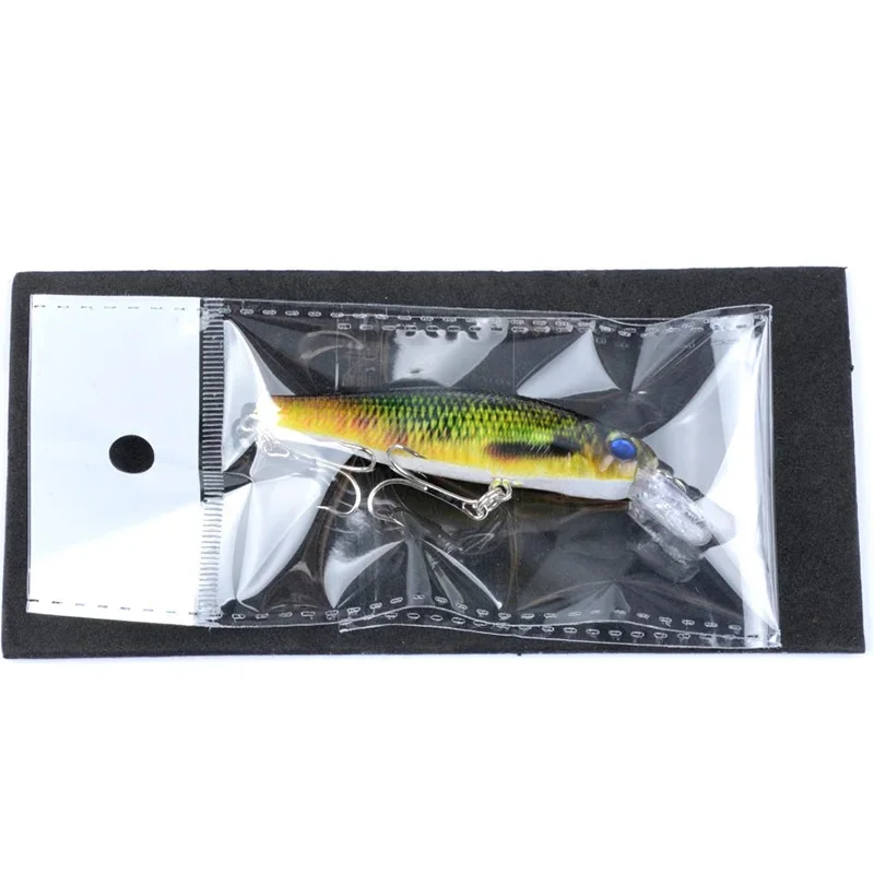 Señuelo de pesca de pececillo láser, 8,5 cm, 8,5g, manivela Wobblers, Peche Bass Isca, cebo Artificial pintado de plástico duro, aparejos de curricán, 1 ud. - imagen 4