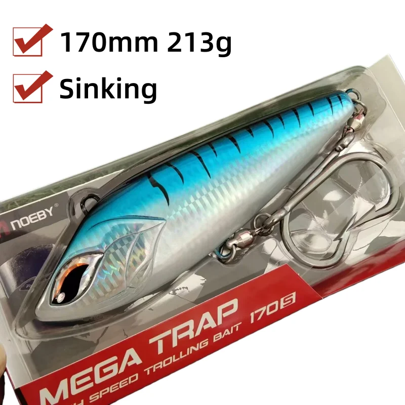 Noeby Señuelo VIB Minnow – Alcance máximo para pesca de grandes en mar - imagen 2