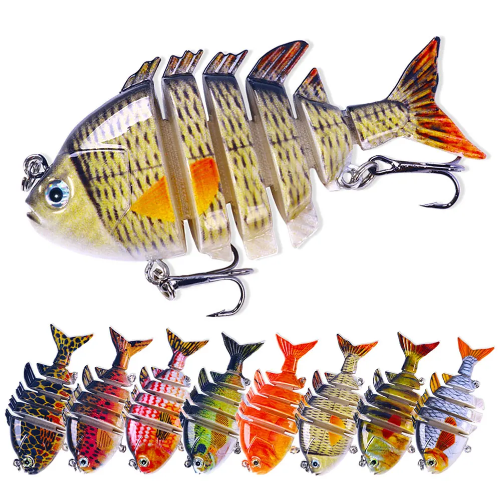 Wobbler segmentado 6 cuerpos – Crankbait hundimiento lento - imagen 4