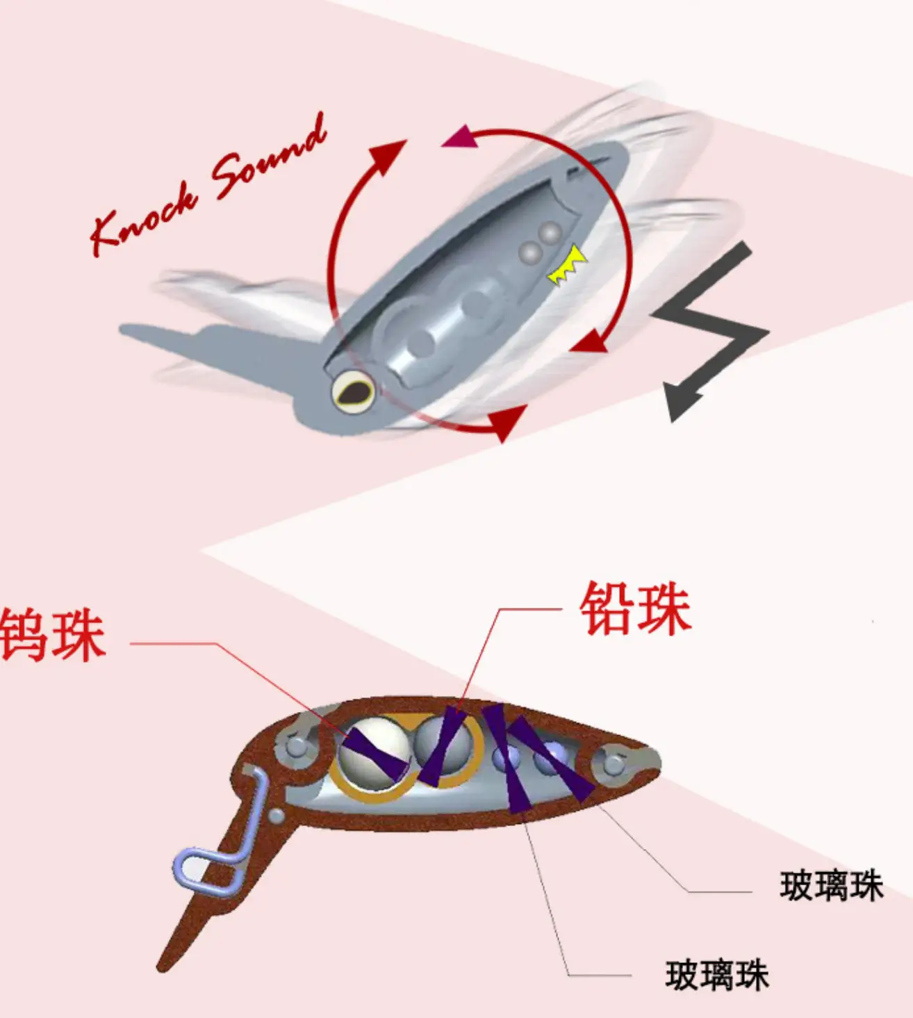 Crankbait hundimiento lento para trucha de área – señuelo duro - imagen 4