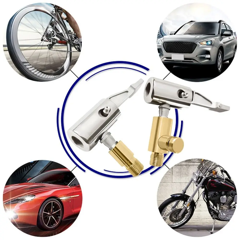 Adaptador de válvula de conector, bomba inflable, abrazadera de boquilla de neumático, conector inflable, compresor, conector de bomba inflable - imagen 4