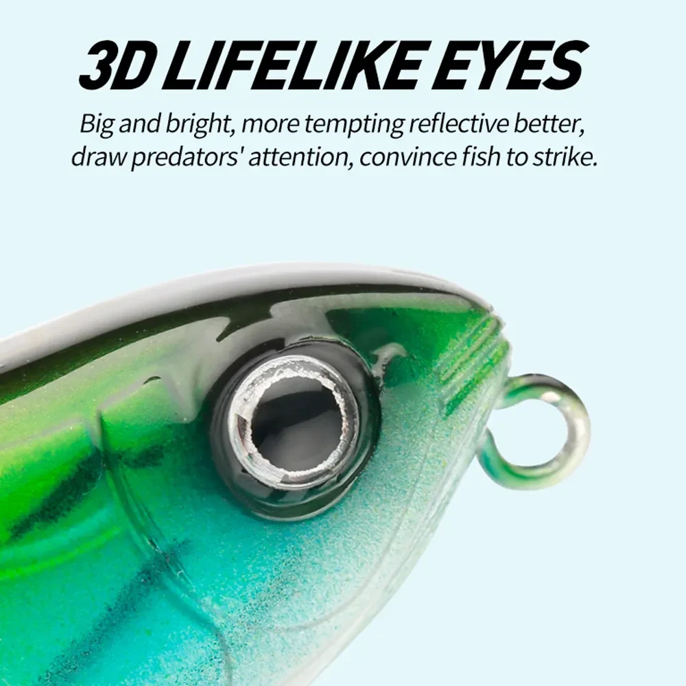 Hardbait Topwater lápiz señuelo 75mm/7,5g 98mm/13,5G aparejos de pesca carpa Pesca Salada Isca accesorios de peces artificiales - imagen 3