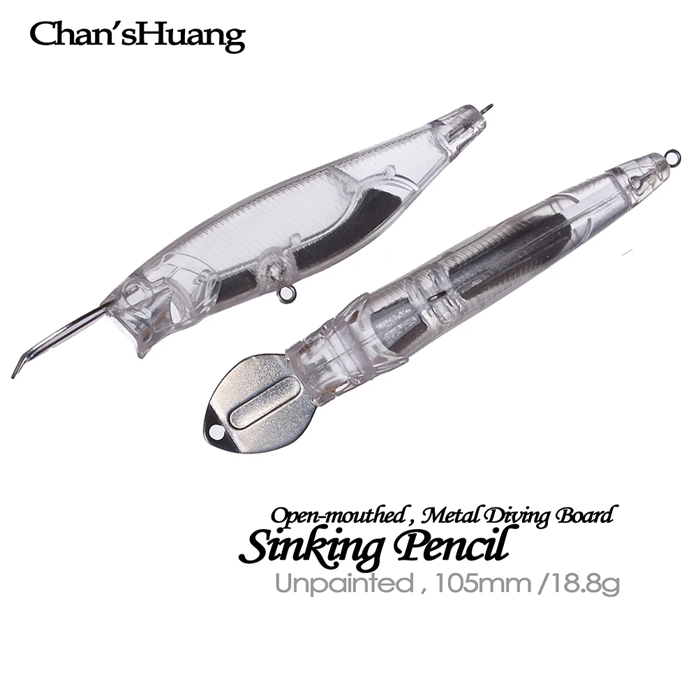 Señuelos lápiz hundible Chan'sHuang – En blanco para pintar - imagen 2